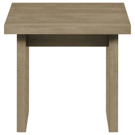 Decker 3-piece Coffee and End Table Set Natural Oak view 4