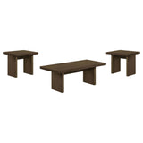 Decker 3-piece Coffee and End Table Set Walnut view 2