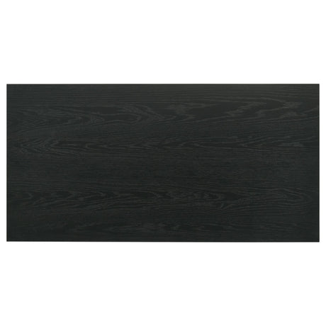 Decker 47-Inch Rectangular Cocktail Coffee Table Black view 6