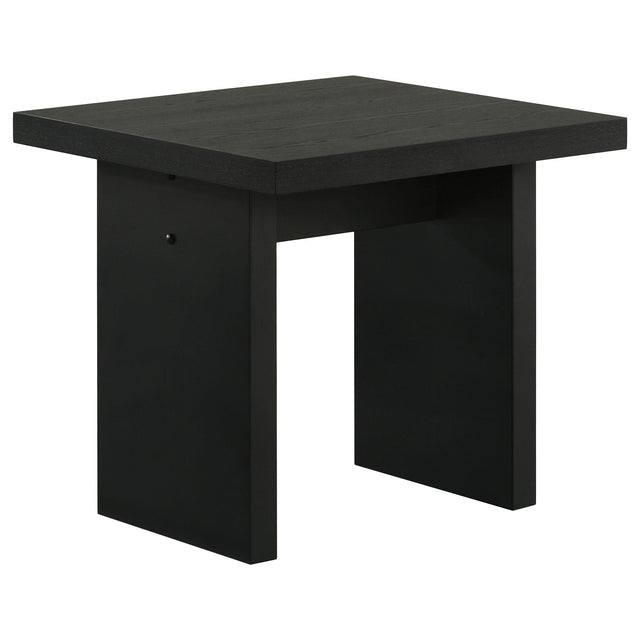 Decker Square Occasional Side End Table Black from Ella Furniture