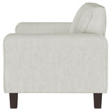 Deerhurst Upholstered Track Arm Tufted Loveseat Beige 509648 - Ella Furniture