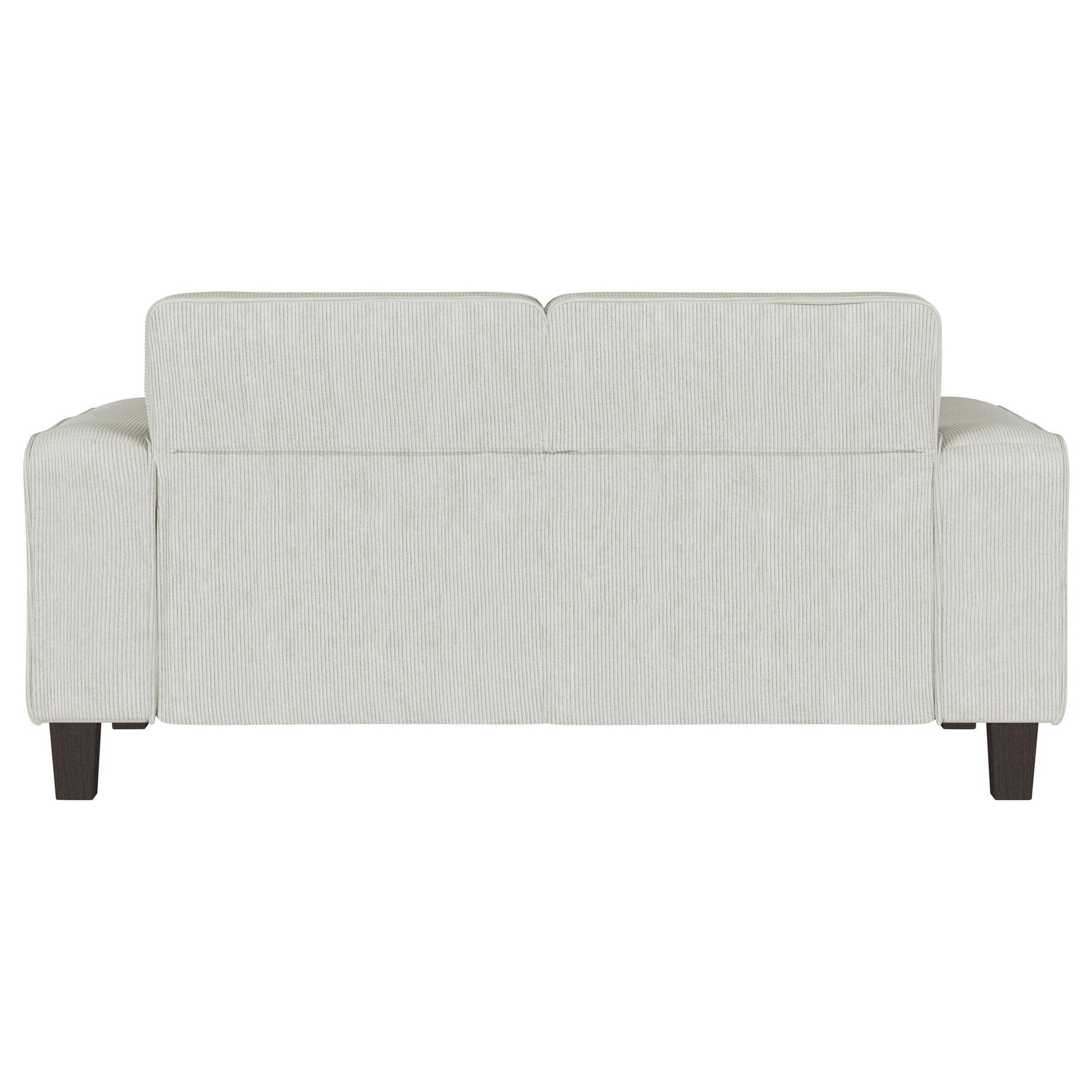Deerhurst Upholstered Track Arm Tufted Loveseat Beige 509648 - Ella Furniture