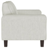 Deerhurst Upholstered Track Arm Tufted Loveseat Beige 509648 - Ella Furniture
