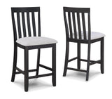 Delfin Light Brown Modern Solid Wood And Veneers Counter Height Dining Room Set - Ella Furniture