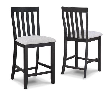Delfin Light Brown Modern Solid Wood And Veneers Counter Height Dining Room Set - Ella Furniture