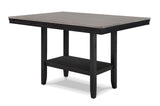 Delfin Light Brown Modern Solid Wood And Veneers Counter Height Dining Room Set - Ella Furniture