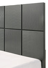 Denker Gunmetal Modern Contemporary Solid Wood 5-Drawers Chest - Ella Furniture