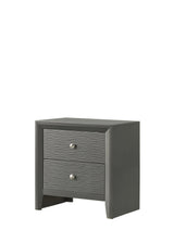 Denker Gunmetal Modern Contemporary Solid Wood 5-Drawers Chest - Ella Furniture