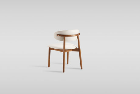 Dimi 5-Piece Dining Set with Clear Glass Table and Bronze Infinity-Loop Base view 5