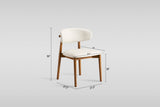 Dimi 5-Piece Dining Set with White Sintered Stone Table and Bronze Base view 7