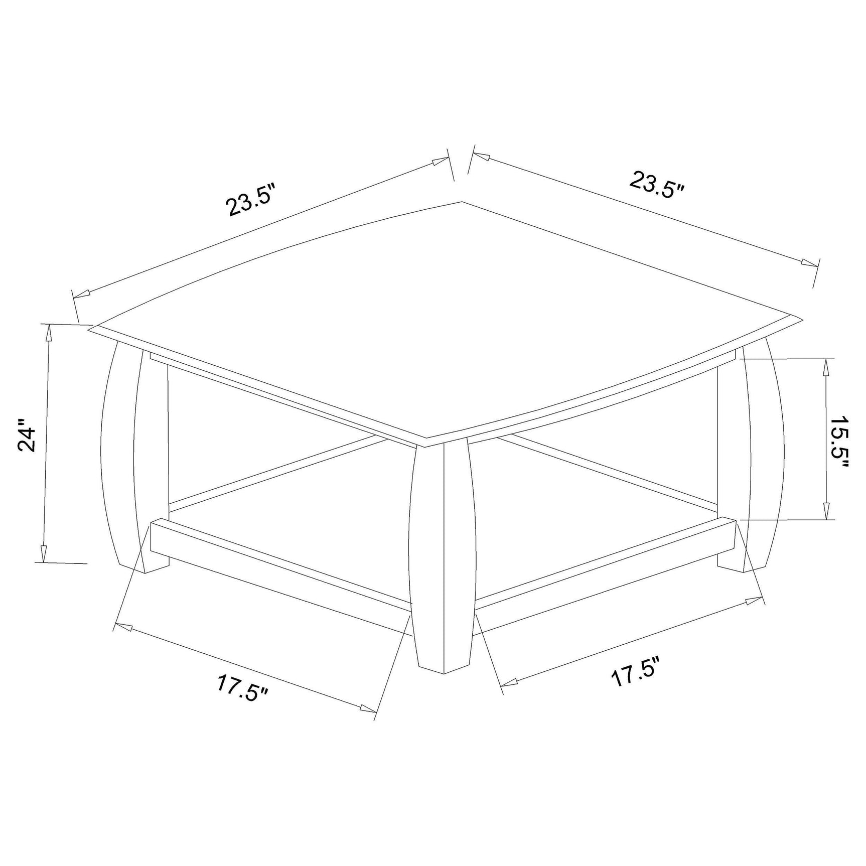 DIXON DINING SET Dixon 3-piece Rectangular Wood Coffee Table Set Espresso 701078-S3 - Ella Furniture