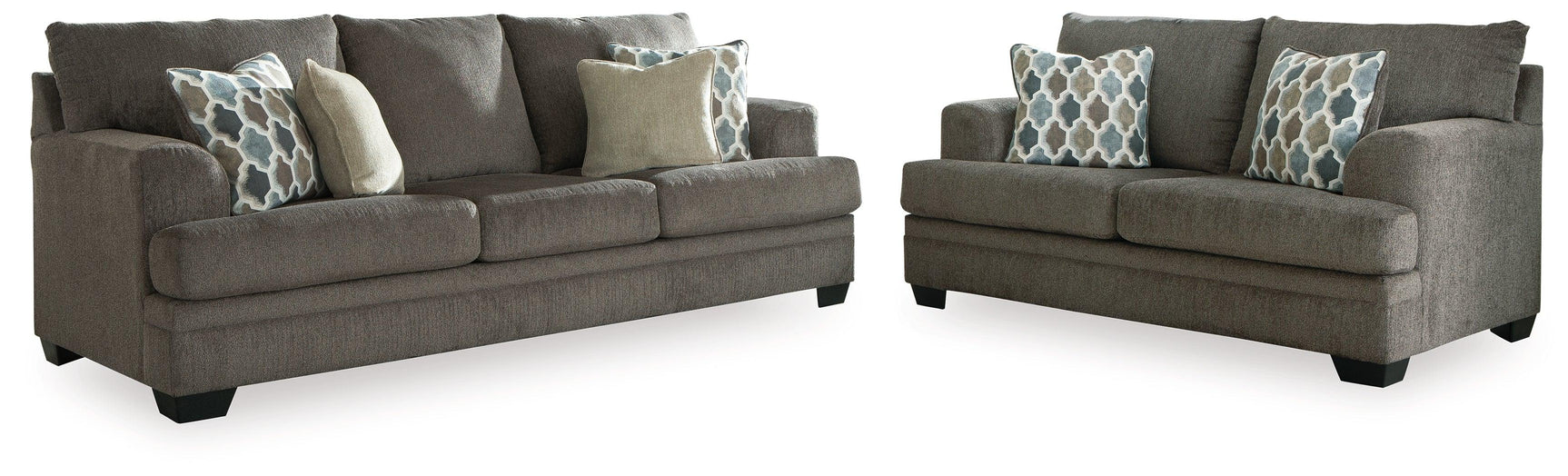 Dorsten Slate Sofa And Loveseat - Ella Furniture