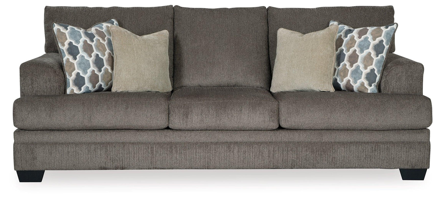 Dorsten Slate Sofa, Loveseat, Chair And Ottoman - Ella Furniture