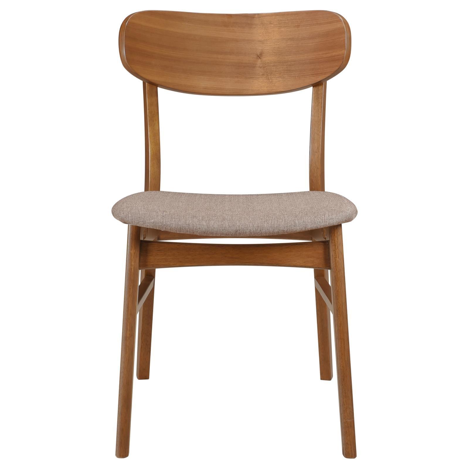 Dortch Dining Side Chair Walnut And Brown (Set Of 2) 108462 [ETA: 4/1/2024] - Ella Furniture