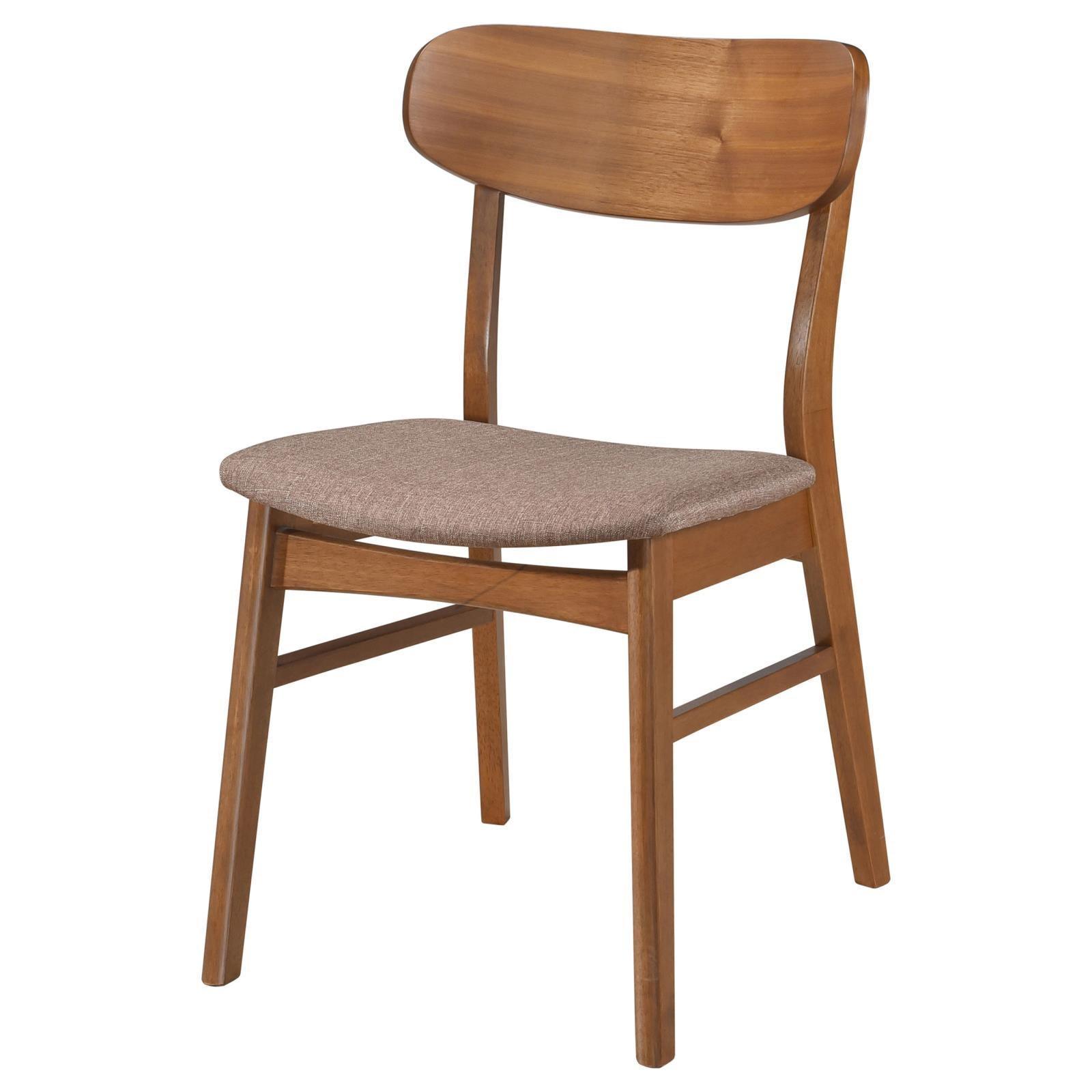 Dortch Dining Side Chair Walnut And Brown (Set Of 2) 108462 [ETA: 4/1/2024] - Ella Furniture