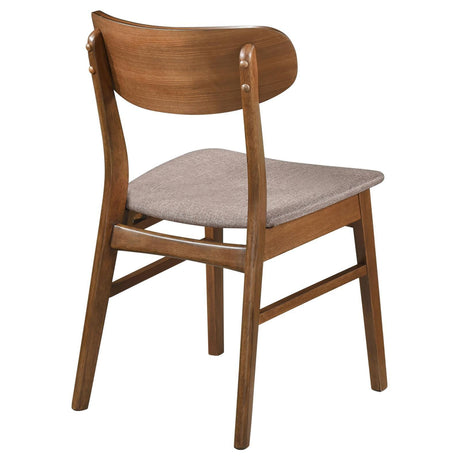 Dortch Dining Side Chair Walnut And Brown (Set Of 2) 108462 [ETA: 4/1/2024] - Ella Furniture