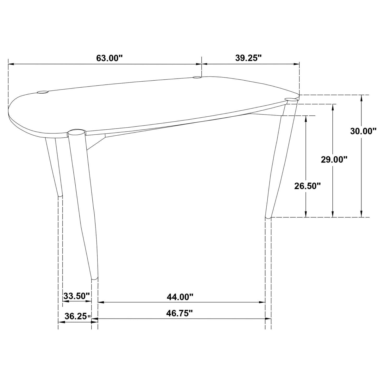 Dortch Oval Solid Wood Dining Table Walnut 108461 [ETA: 4/1/2024] - Ella Furniture