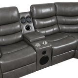 Sonic Gray Power Reclining Sectional