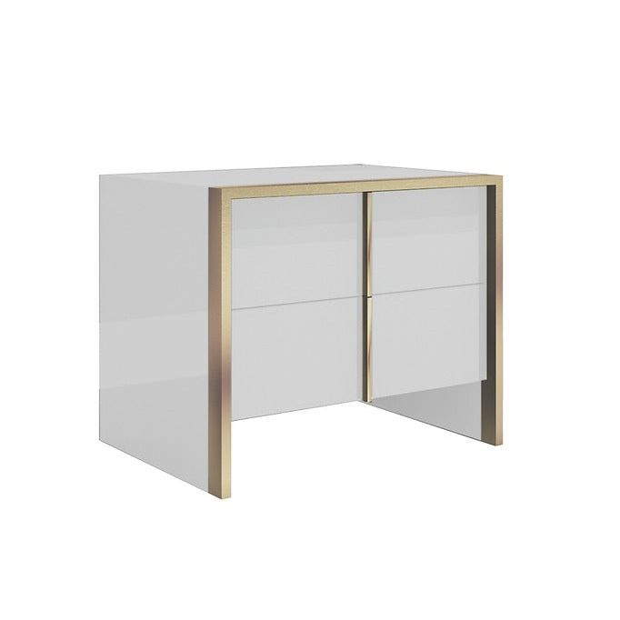 Fiocco Beige Upholstered Italian Bedroom Set