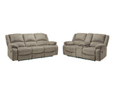 Draycoll Pewter Sofa And Loveseat - Ella Furniture