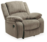 Draycoll Pewter Sofa, Loveseat And Recliner - Ella Furniture