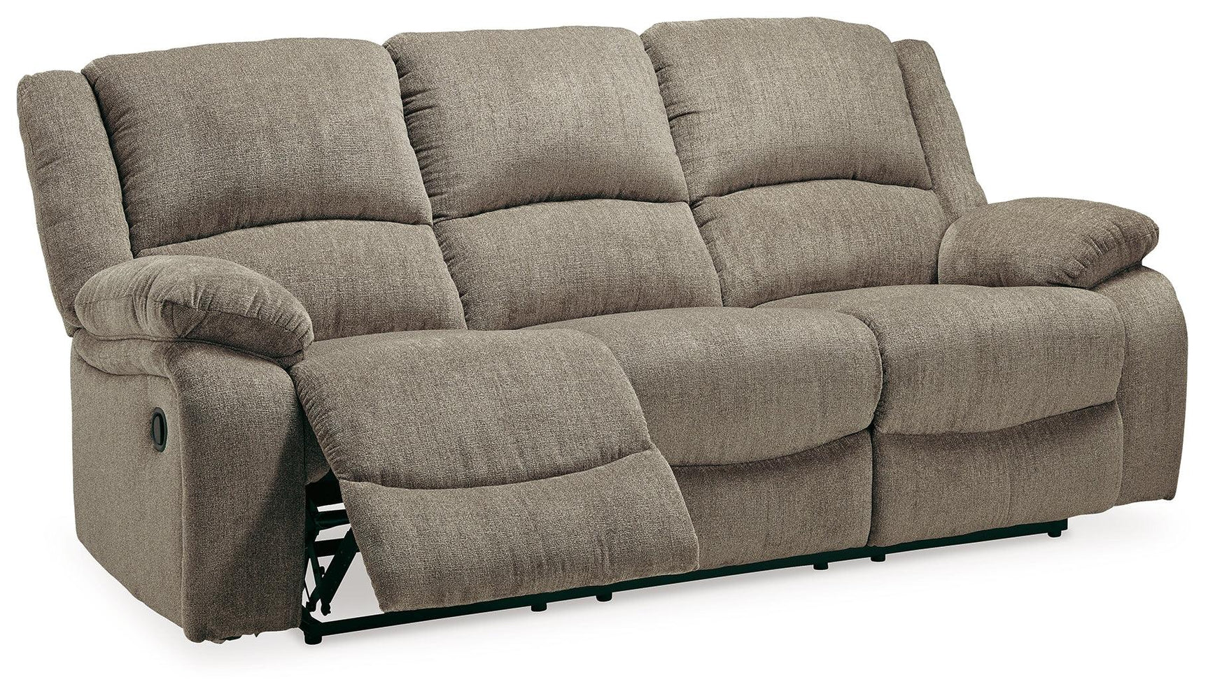 Draycoll Pewter Sofa, Loveseat And Recliner - Ella Furniture