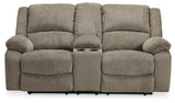 Draycoll Pewter Sofa, Loveseat And Recliner - Ella Furniture