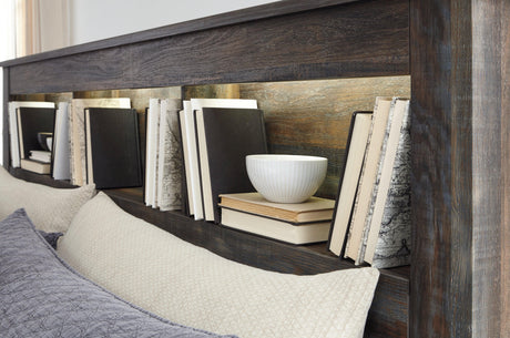 Drystan Multi Bookcase 4 Storage Bedroom Set - Ella Furniture