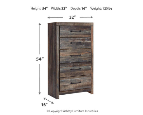Drystan Multi Panel 4 Storage Bedroom Set - Ella Furniture