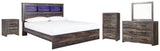 Drystan Multi Panel Bookcase Bedroom Set - Ella Furniture