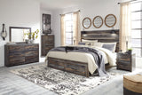 Drystan Multi Panel Storage Bedroom Set - Ella Furniture