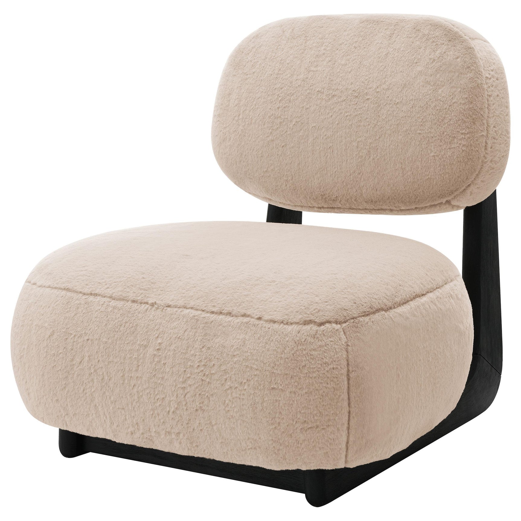 Duffie Upholstered Armless Accent Chair Camel 903097 - Ella Furniture