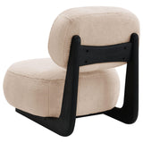 Duffie Upholstered Armless Accent Chair Camel 903097 - Ella Furniture