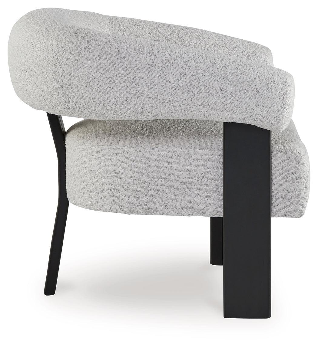 Dultish Snow Accent Chair - Ella Furniture