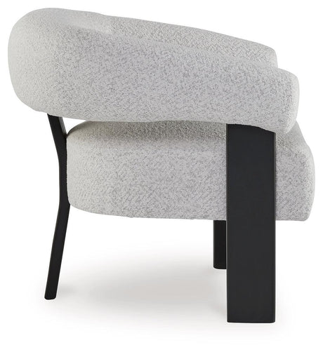 Dultish Snow Accent Chair - Ella Furniture