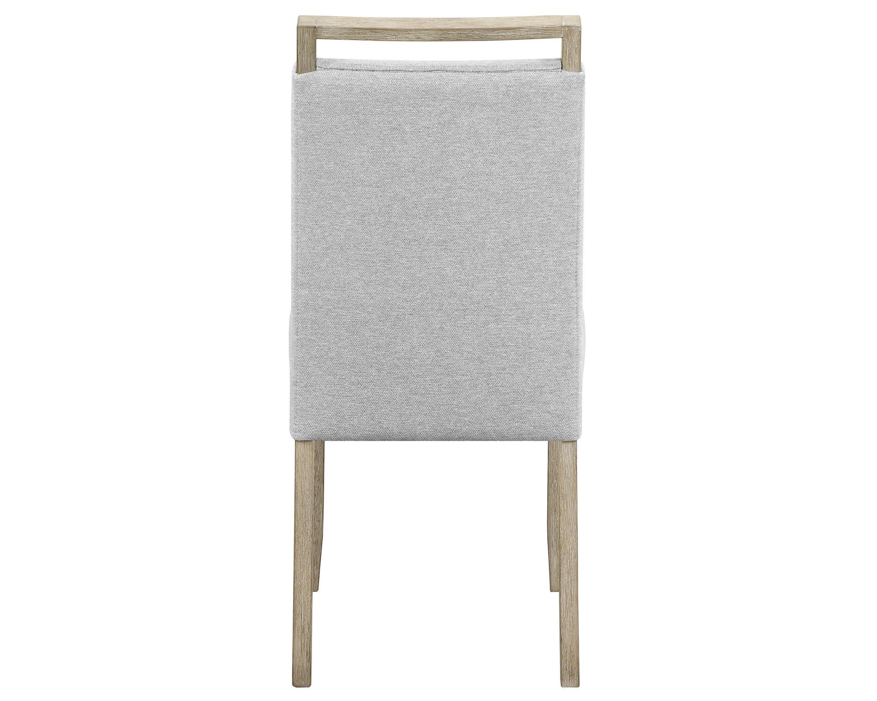 Dune Beige/Gray Modern Solid Wood And Veneers Fabric Upholstered Dining Room Set - Ella Furniture