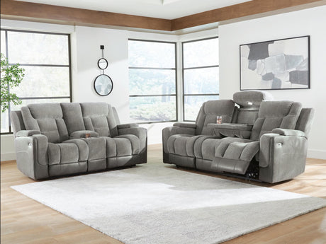 Mixed Shadow Motion Sofa and Loveseat — product view