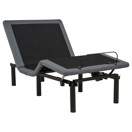 Tasca Twin Dual-Motor Adjustable Bed Base in Black — product view