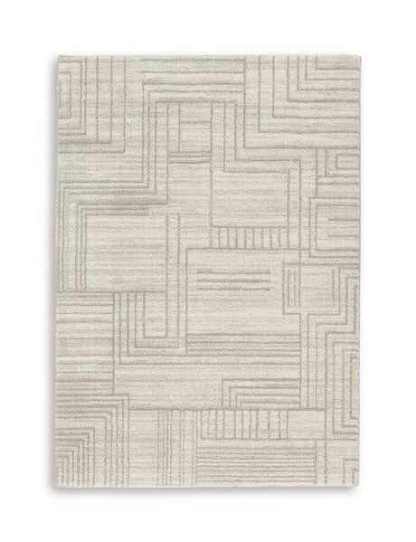 Dorwick Gray/Ivory Washable Medium Rug — product image 2