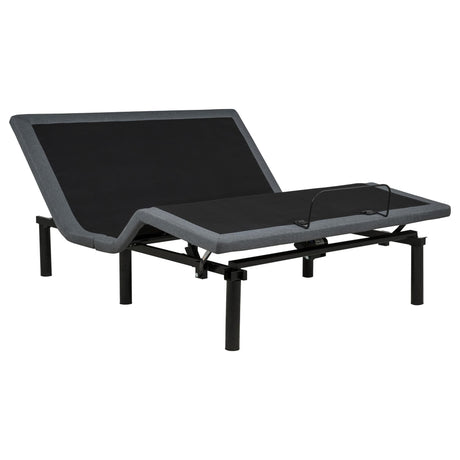 Tasca Queen Dual-Motor Adjustable Bed Base in Black — product view
