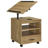 Lerma 1-Drawer Adjustable Tray Top Nightstand with Speaker Mango — product image 6