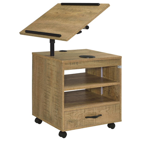 Lerma 1-Drawer Adjustable Tray Top Nightstand with Speaker Mango — product image 6