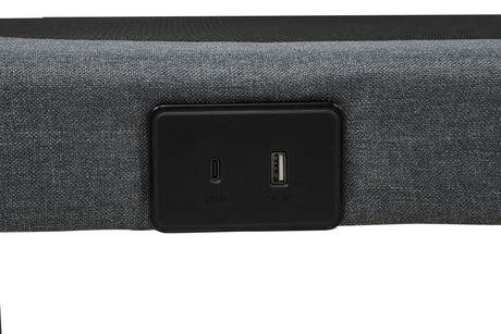 Weston Twin Dual-Motor Massage Adjustable Bed Base in Black and Grey — product image 13
