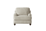 Cycle Hay Beige Modern Contemporary Wood, Engineered Wood Fabric Upholstery Chair - Ella Furniture