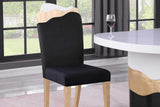 Orion White Black Dining Room Set