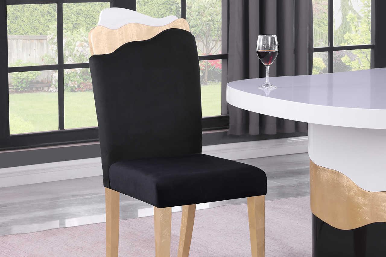 Orion White Black Dining Room Set