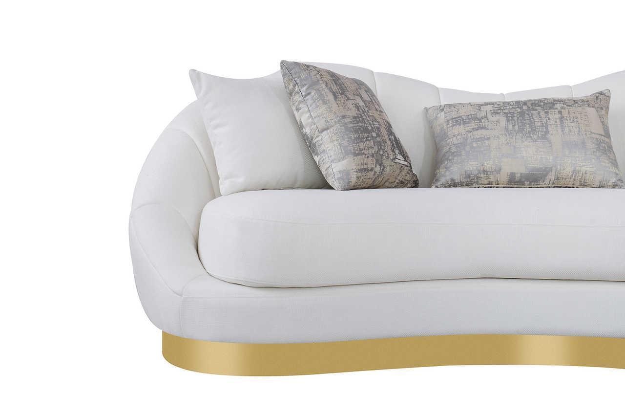 Olena Ivory 2-Piece Living Room Set