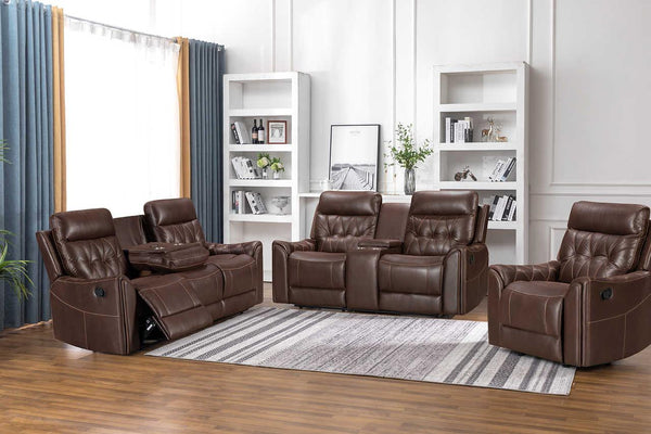 Rita Brown 3-Piece Reclining Set