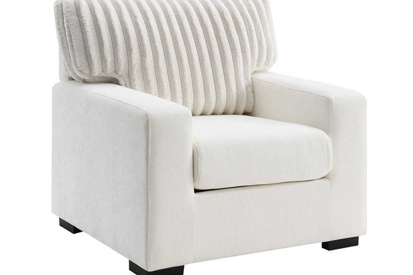 Tarra Ivory Fabric Chair
