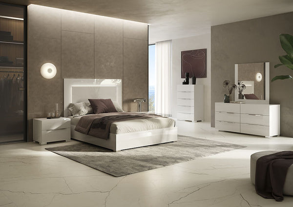 Premium White Italian Bedroom Set